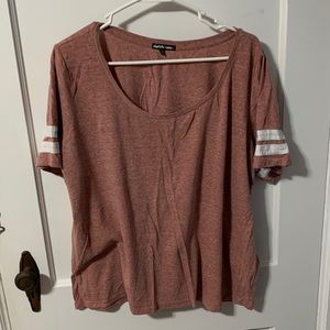 Striped Short Sleeve Women’s Top Size 2X Shirt